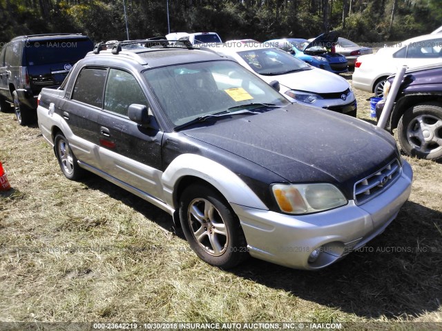 4S4BT62C836110477 - 2003 SUBARU BAJA SPORT BLACK photo 1