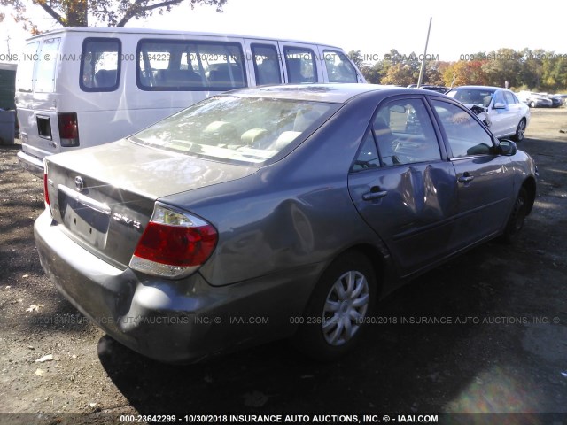4T1BE32K55U603368 - 2005 TOYOTA CAMRY LE/XLE/SE TAN photo 4