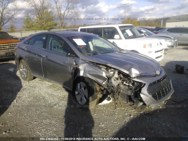 KMHEC4A49CA062951 - 2012 HYUNDAI SONATA HYBRID SILVER photo 1