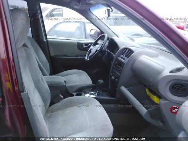 KM8SC73D95U926464 - 2005 HYUNDAI SANTA FE GLS/LX MAROON photo 5