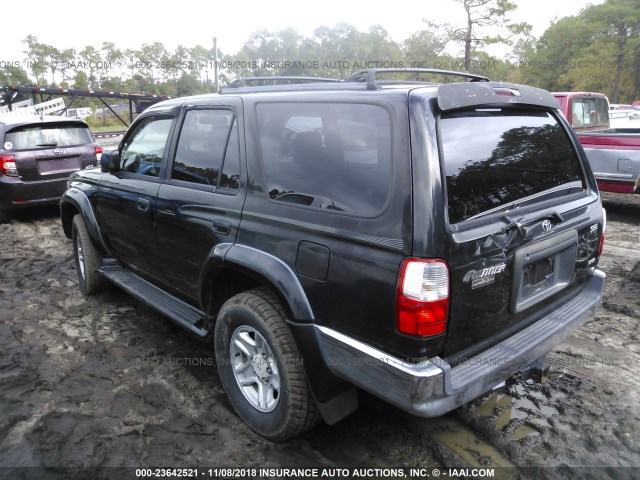 JT3GN86R310189978 - 2001 TOYOTA 4RUNNER SR5 BLACK photo 3