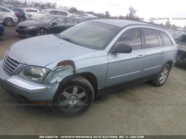 2A4GM68466R908166 - 2006 CHRYSLER PACIFICA TOURING BLUE photo 2