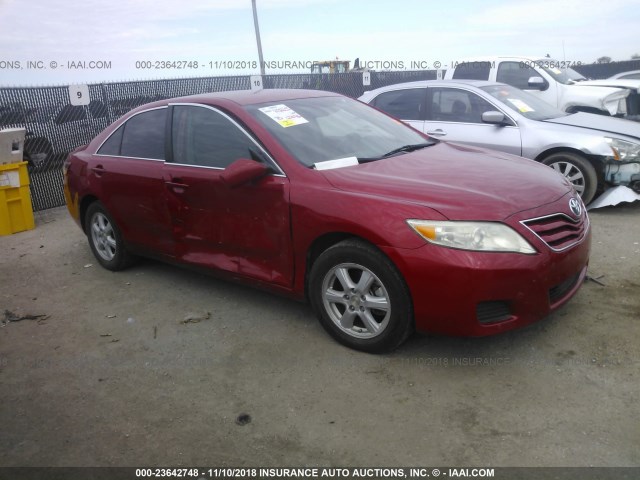 4T4BF3EK1AR051750 - 2010 TOYOTA CAMRY SE/LE/XLE RED photo 1