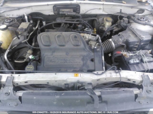 1FMCU04104KB12209 - 2004 FORD ESCAPE LIMITED SILVER photo 10