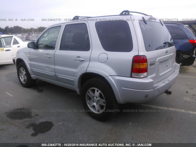 1FMCU04104KB12209 - 2004 FORD ESCAPE LIMITED SILVER photo 3