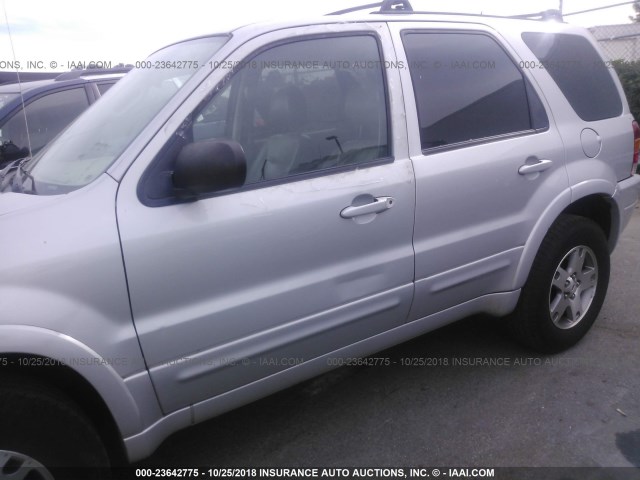 1FMCU04104KB12209 - 2004 FORD ESCAPE LIMITED SILVER photo 6