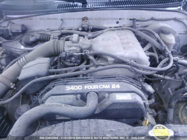 5TEHN72NX4Z421722 - 2004 TOYOTA TACOMA DOUBLE CAB 银色 照片 10