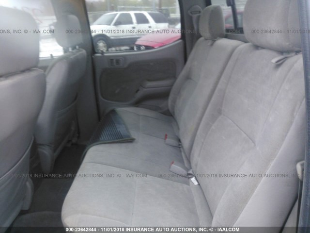 5TEHN72NX4Z421722 - 2004 TOYOTA TACOMA DOUBLE CAB 银色 照片 8