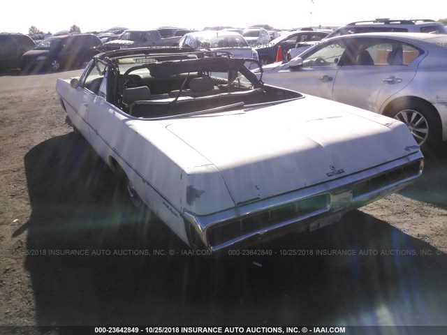 DL27G0D132053 - 1969 DODGE POLARA WHITE photo 3