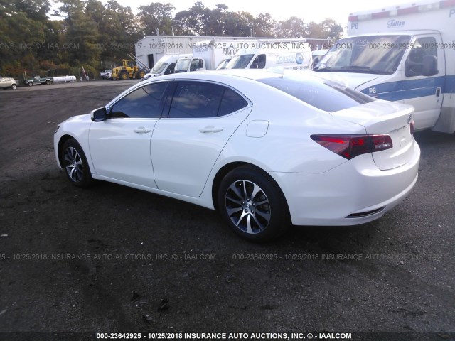 19UUB1F52HA000027 - 2017 ACURA TLX TECH WHITE photo 3