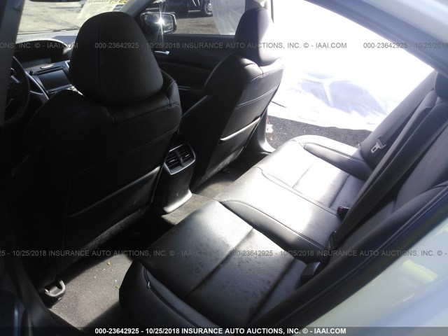 19UUB1F52HA000027 - 2017 ACURA TLX TECH WHITE photo 8