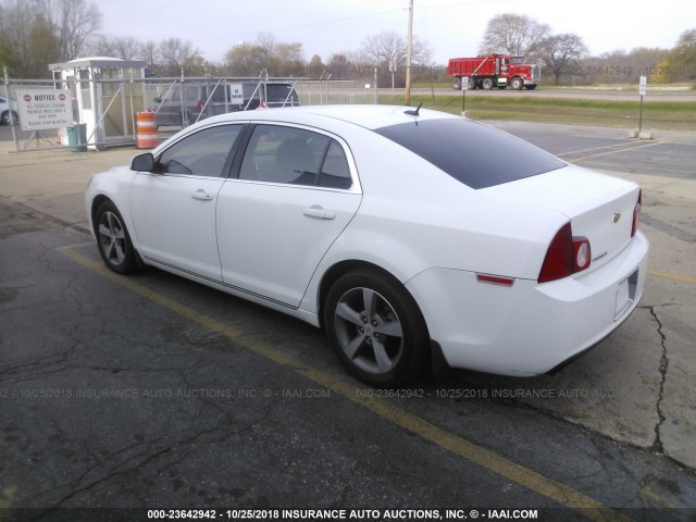 1G1ZC5E13BF286514 - 2011 CHEVROLET MALIBU 1LT WHITE photo 3