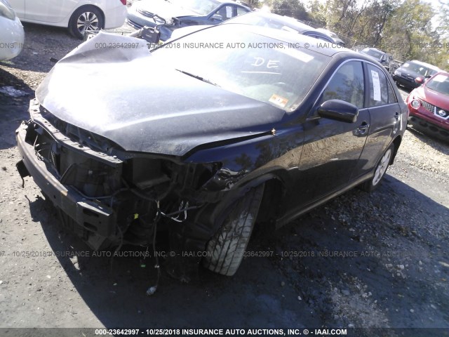 4T1BE46K69U277165 - 2009 TOYOTA CAMRY SE/LE/XLE BLACK photo 2
