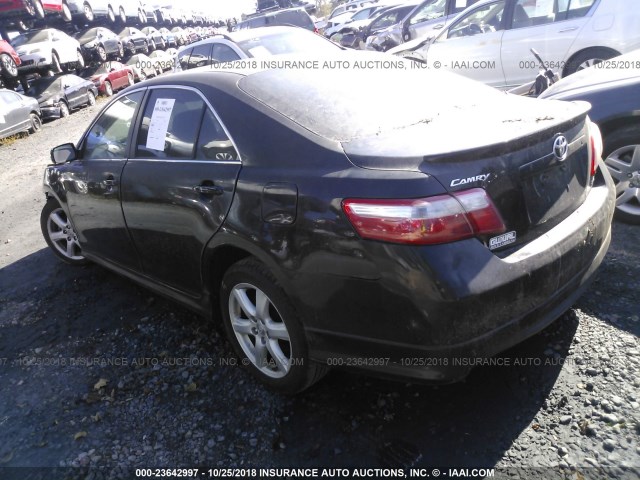 4T1BE46K69U277165 - 2009 TOYOTA CAMRY SE/LE/XLE BLACK photo 3