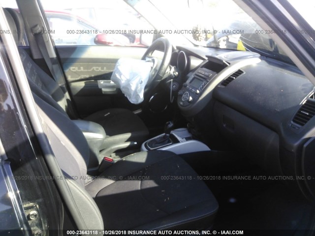 KNDJT2A69C7380882 - 2012 KIA SOUL +/!/SPORT BLACK photo 5