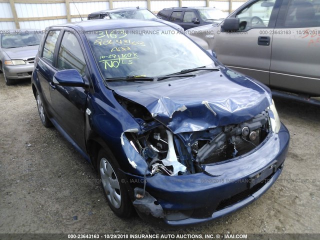 JTKKT604860168718 - 2006 TOYOTA SCION XA BLUE photo 1