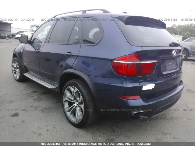 5UXZV8C58D0C17348 - 2013 BMW X5 XDRIVE50I Dark Blue photo 3