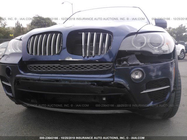 5UXZV8C58D0C17348 - 2013 BMW X5 XDRIVE50I Azul oscuro foto 6