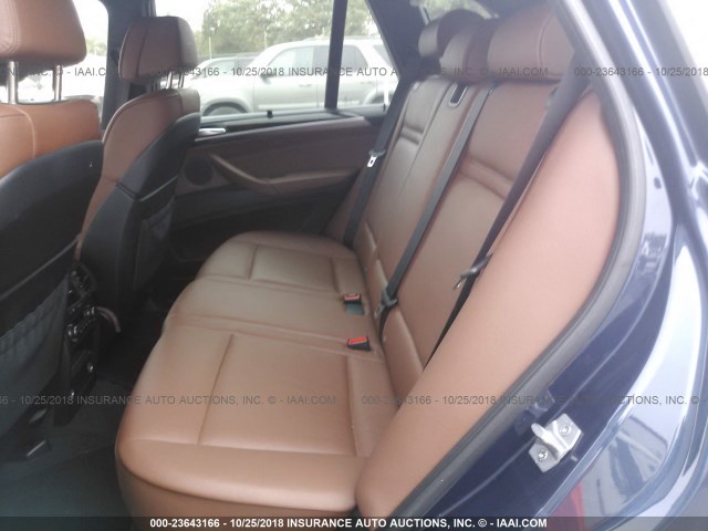 5UXZV8C58D0C17348 - 2013 BMW X5 XDRIVE50I Azul oscuro foto 8
