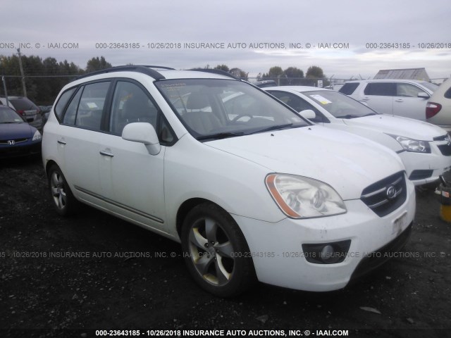 KNAFG526387191675 - 2008 KIA RONDO LX/EX WHITE photo 1