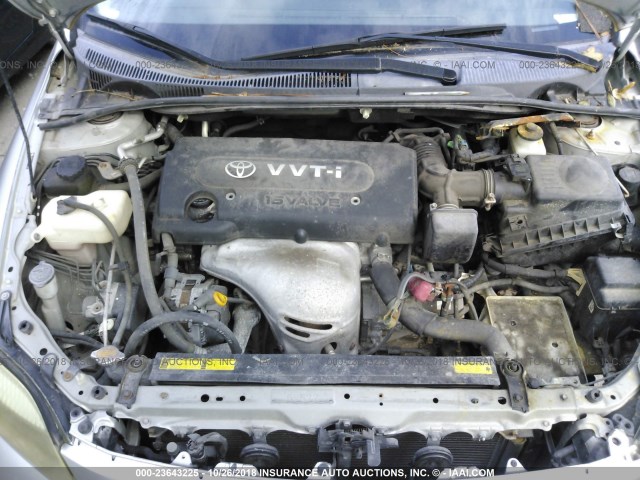 JTKDE177360107847 - 2006 TOYOTA SCION TC 银色 照片 10