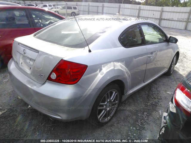 JTKDE177360107847 - 2006 TOYOTA SCION TC 银色 照片 4