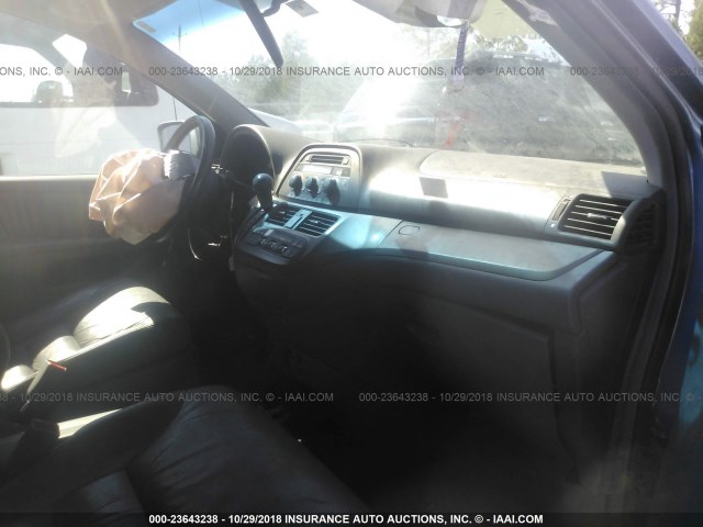 5FNRL38636B015434 - 2006 HONDA ODYSSEY EXL BLUE photo 5