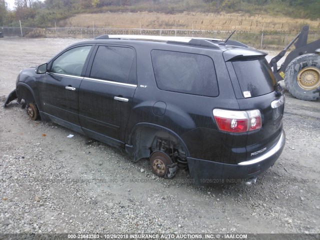 1GKLVNED8AJ113797 - 2010 GMC ACADIA SLT-2 BLACK photo 3