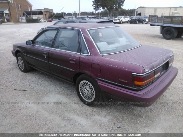 4T1SV21E5MU384903 - 1991 TOYOTA CAMRY DLX RED photo 3