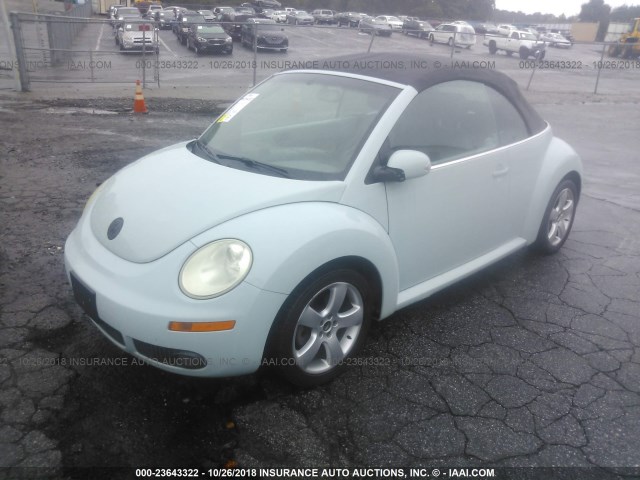 3VWSF31YX6M312052 - 2006 VOLKSWAGEN NEW BEETLE Açıq mavi foto 2