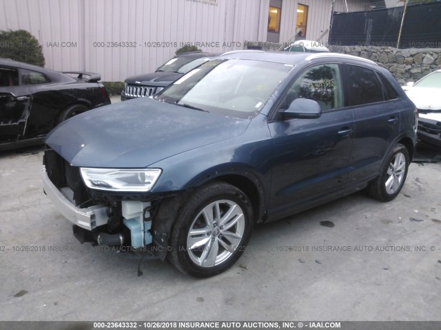 WA1BCCFS7HR014778 - 2017 AUDI Q3 PREMIUM BLUE photo 2