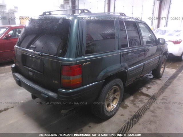 1J4GZ78Y3VC585941 - 1997 JEEP GRAND CHEROKEE LIMITED/ORVIS GREEN photo 4