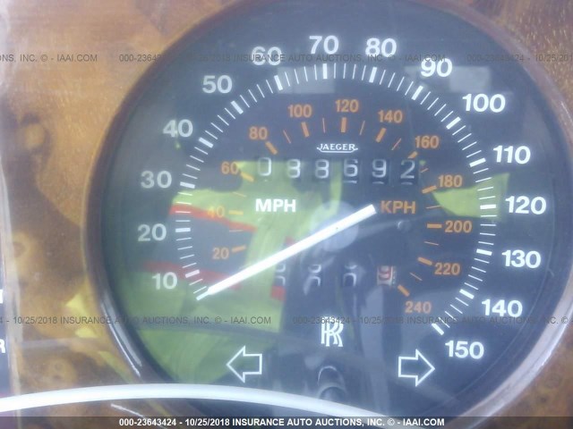 SCAZN02A1KCX26649 - 1989 ROLLS-ROYCE SILVER SPUR  WHITE photo 7