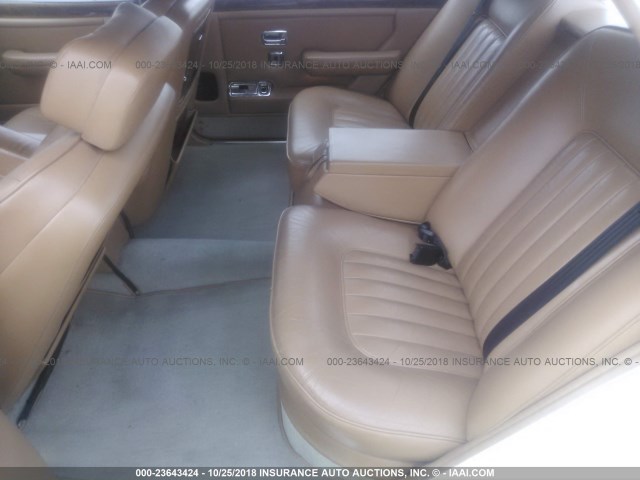 SCAZN02A1KCX26649 - 1989 ROLLS-ROYCE SILVER SPUR  WHITE photo 8