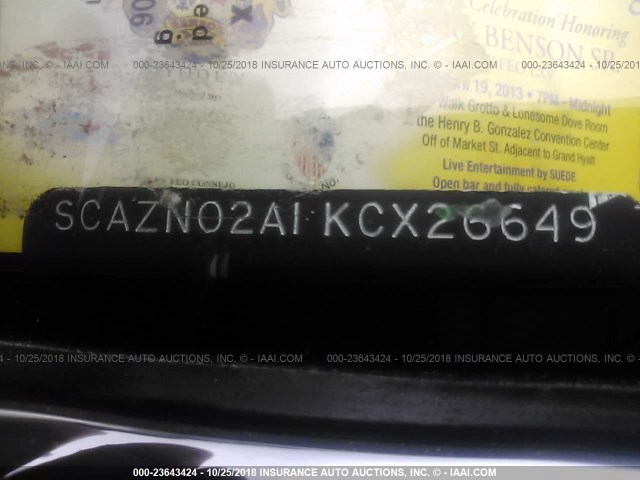 SCAZN02A1KCX26649 - 1989 ROLLS-ROYCE SILVER SPUR  WHITE photo 9