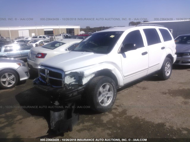 1D4HB58256F130459 - 2006 DODGE DURANGO LIMITED WHITE photo 2