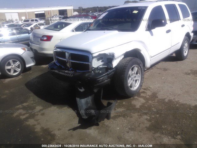 1D4HB58256F130459 - 2006 DODGE DURANGO LIMITED WHITE photo 6