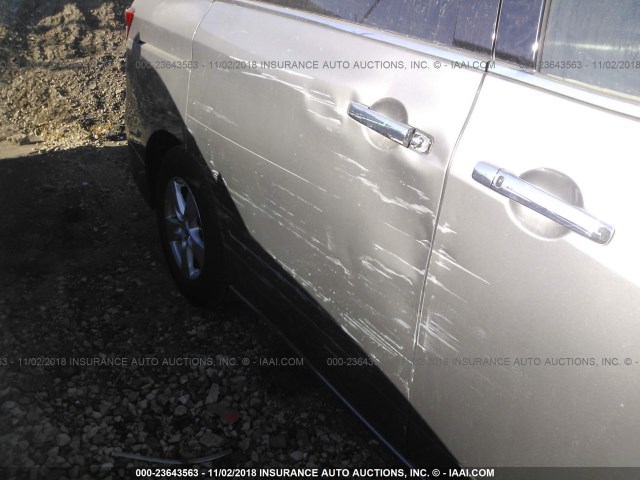 JN8AE2KP4D9068660 - 2013 NISSAN QUEST S/SV/SL/LE SILVER photo 6