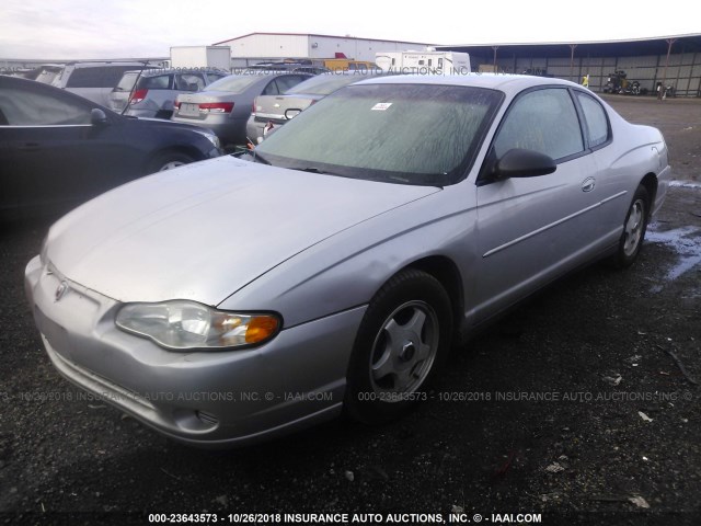 2G1WW12E939425825 - 2003 CHEVROLET MONTE CARLO LS 银色 照片 2