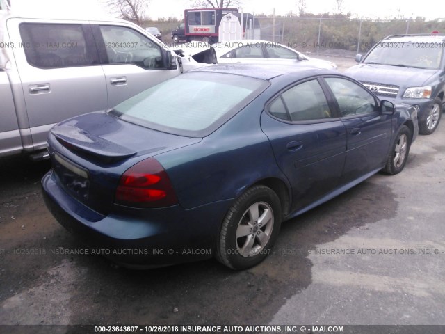 2G2WP552561121380 - 2006 PONTIAC GRAND PRIX BLUE photo 4