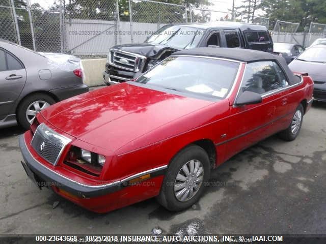 1C3XU453XNF190265 - 1992 CHRYSLER LEBARON Unknown photo 2