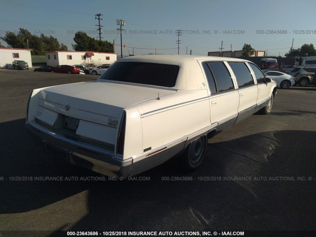 1G6DW52P8RR721461 - 1994 CADILLAC FLEETWOOD BROUGHAM WHITE photo 4