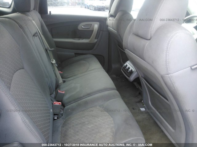 1GNKREED0BJ279428 - 2011 CHEVROLET TRAVERSE LS GRAY photo 8