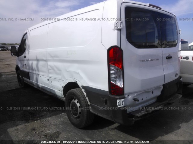 1FTYR2ZM6JKA85149 - 2018 FORD TRANSIT T-250 WHITE photo 3