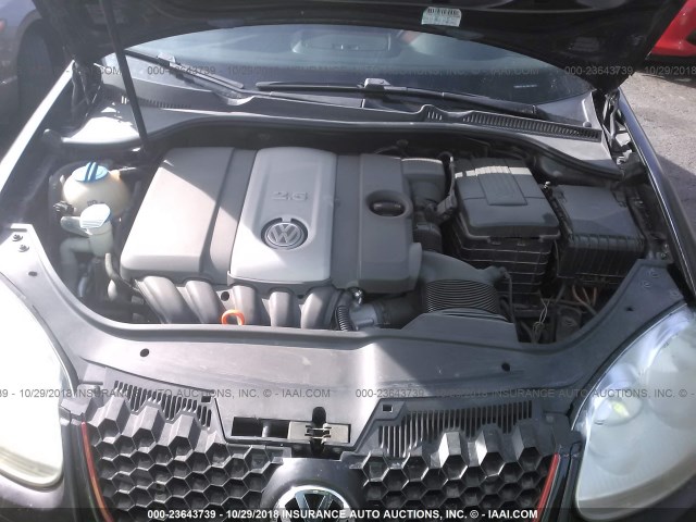 3VWEG71K17M112577 - 2007 VOLKSWAGEN JETTA WOLFSBURG 黑色 照片 10