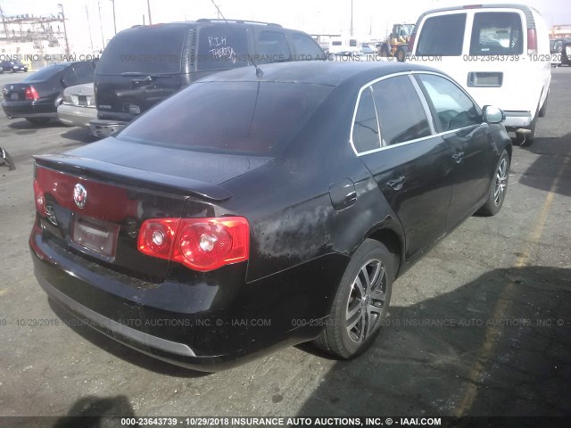 3VWEG71K17M112577 - 2007 VOLKSWAGEN JETTA WOLFSBURG 黑色 照片 4
