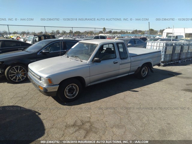 JT4VN93D2M5020463 - 1991 TOYOTA PICKUP 1/2 TON EX LNG WHLBSE DLX BLUE photo 2