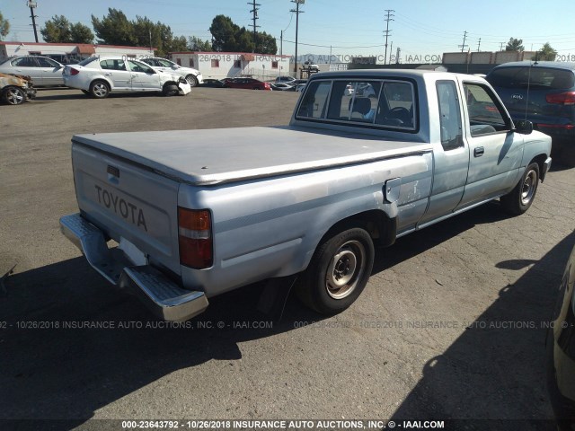 JT4VN93D2M5020463 - 1991 TOYOTA PICKUP 1/2 TON EX LNG WHLBSE DLX BLUE photo 4