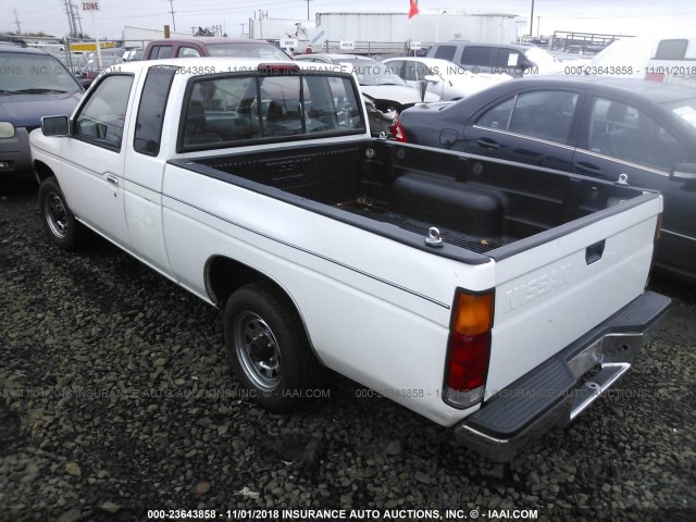 1N6SD16S9SC425243 - 1995 NISSAN TRUCK KING CAB XE WHITE photo 3