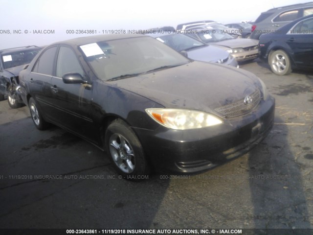 4T1BE32KX3U165136 - 2003 TOYOTA CAMRY LE/XLE/SE BLACK photo 1